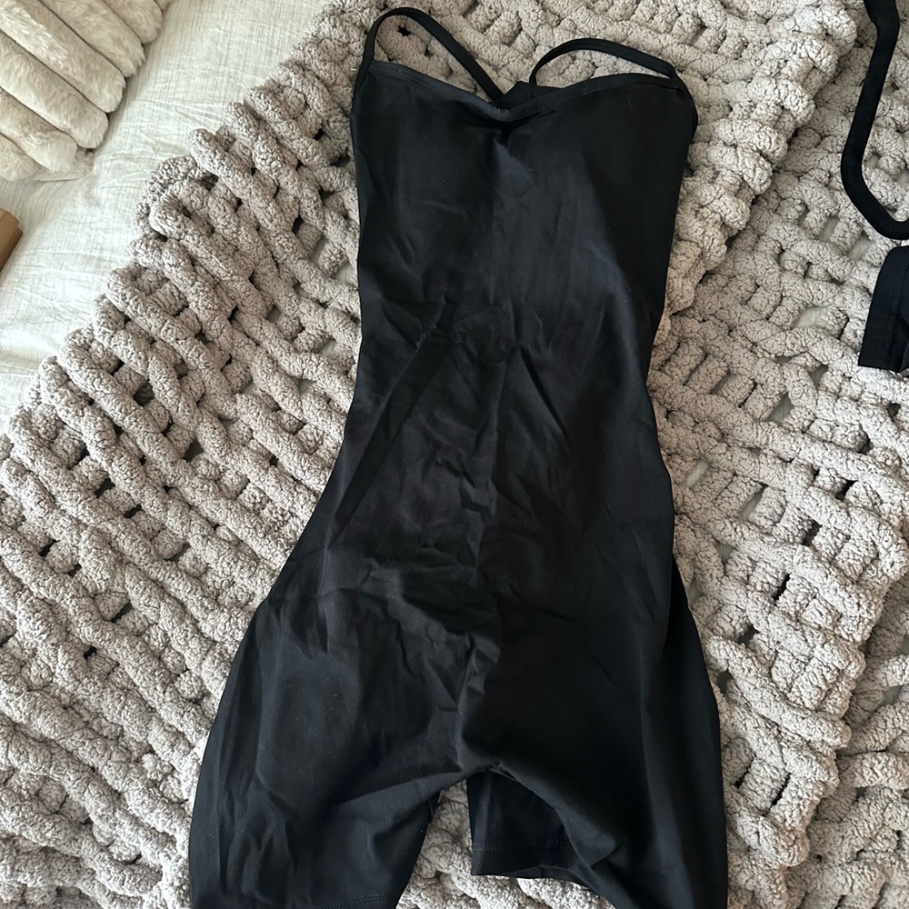 Black Strappy Bodysuit